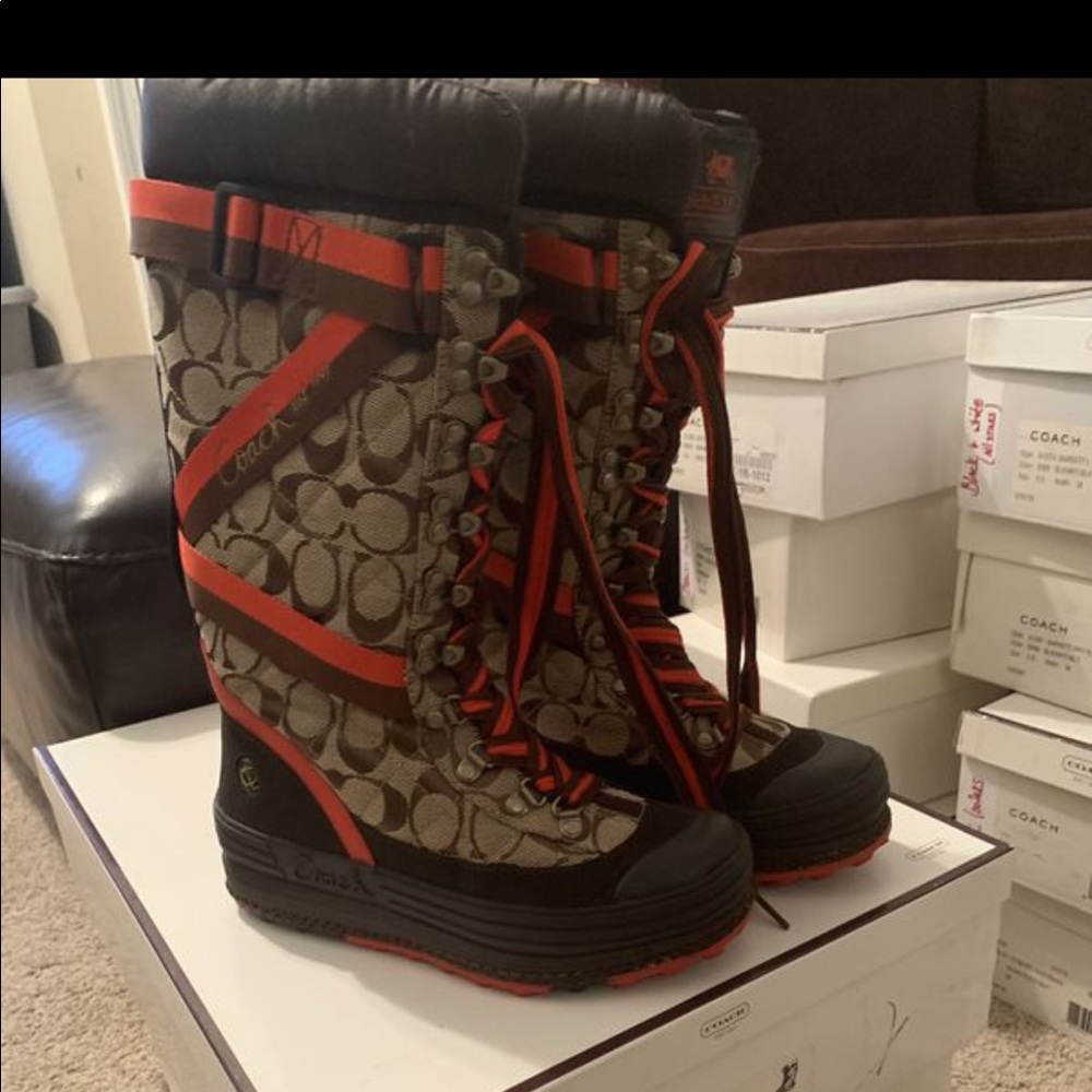 Brand new coach boots